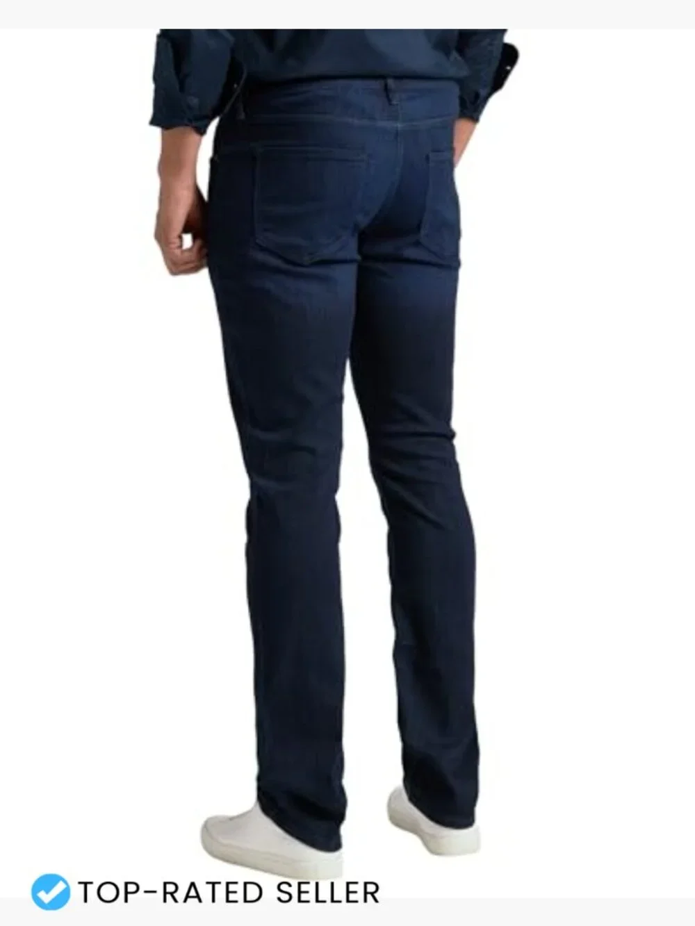 Slim Straight Fit Stretch Jeans Classic Comfort Modern Tapered Style